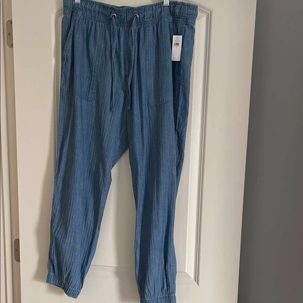GAP Casual Blue Drawstring Joggers